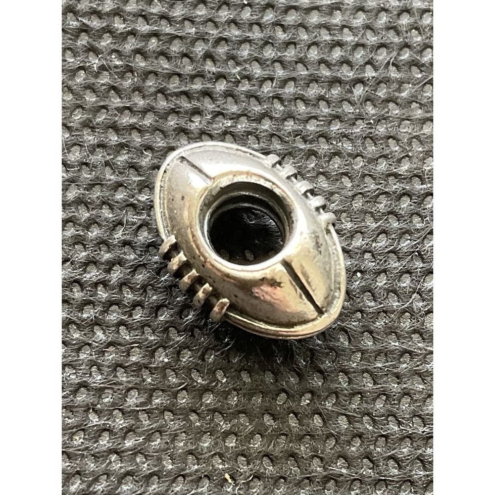 Pandora retired sterling silver football or rugby ball charm ALE 925